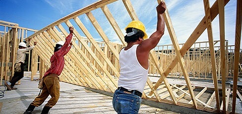 photo: construction workers